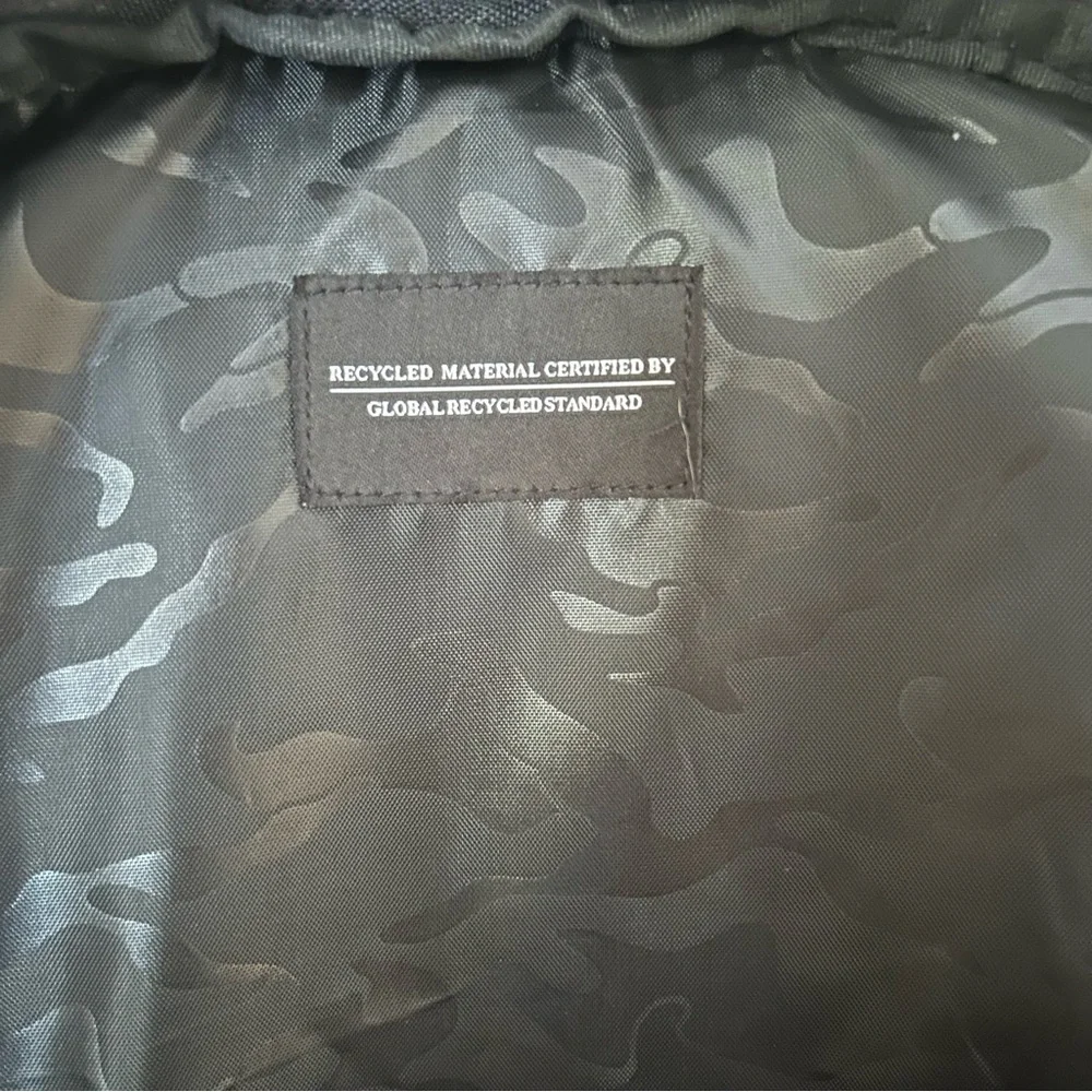 Solo New York Backpack Black And Charcoal‎ From Recycled Bottles 18”x12”